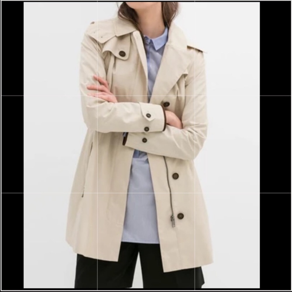 Zara trench coat with belt